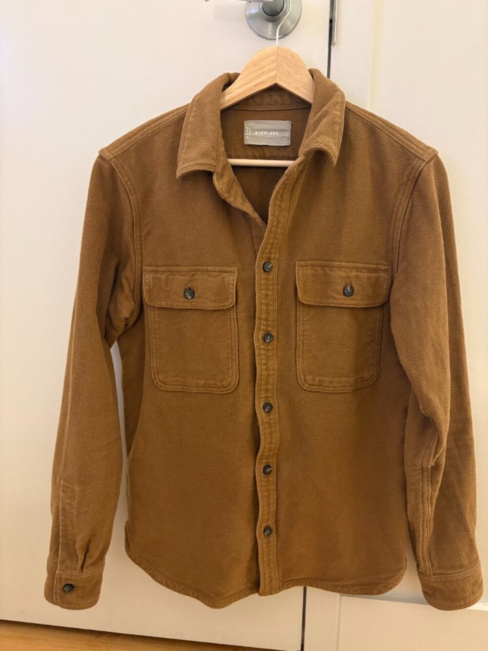 Everlane Overshirt (Small, Brown)
